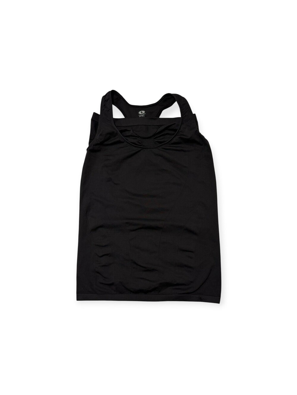 Athletic Works Racerback Athletic Tank Top Size XL Black Seamless Women’s